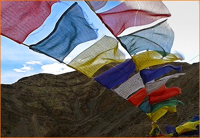 Ladakh 2016 Bandiere di preghiera Ladakh 2016 Bandiere di preghiera