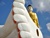 Monywa: Boddhi Tataung, particolare del Buddha più alto del mondo (70 m)