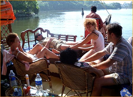 Backwaters in India